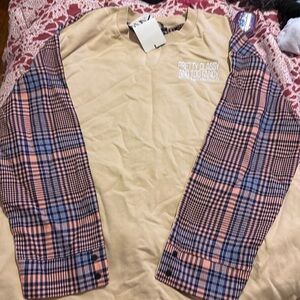 Women’s Top with white lettering ZARA SIZE MEDIUM BRAND NEW WITH TAGS